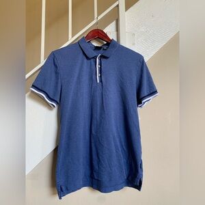 Hugo Boss Blue Polo Shirt for Timeless Elegance. Men’s